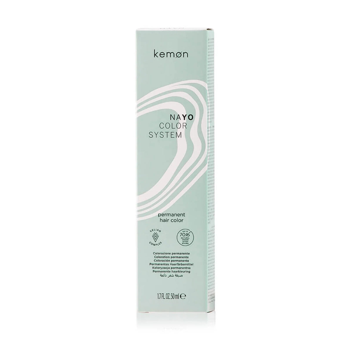 Kemon Nayo Color System Permanente haarkleuring 7.2 Beigeblond 50 ml