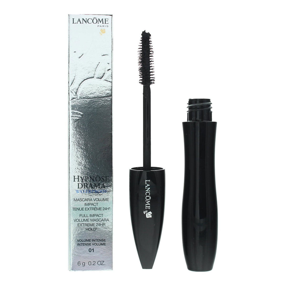 Lancome, Hypnose Drama, Waterproof, Volume, Mascara, 01, Excessive Black, 6 g