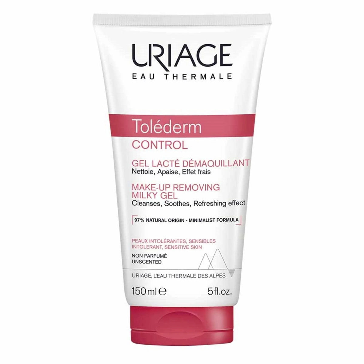 Uriage Toléderm Control Make-upverwijderende melkachtige gel 150 ml