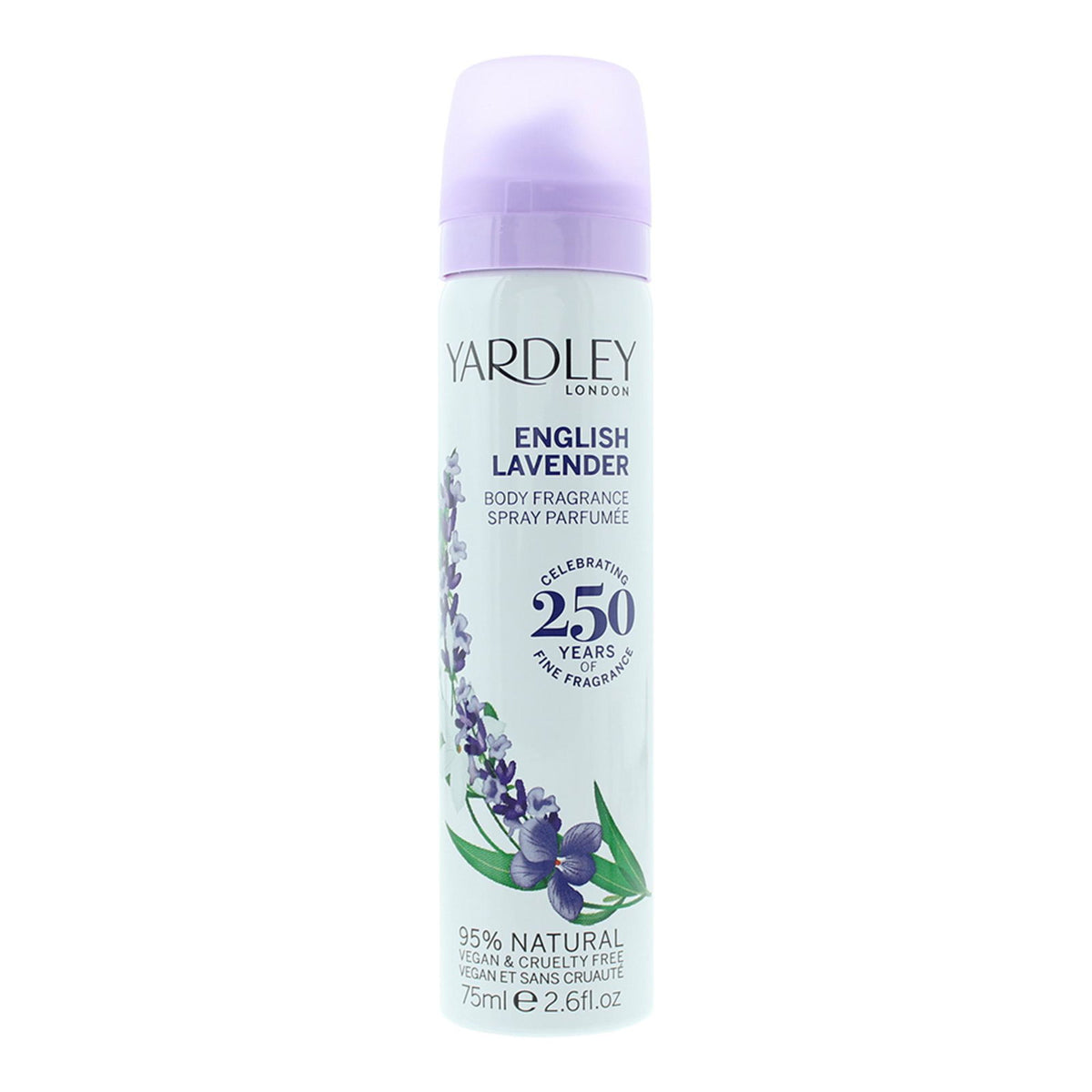 Yardley, English Lavender, Deodorant Spray, For Women, 75 ml