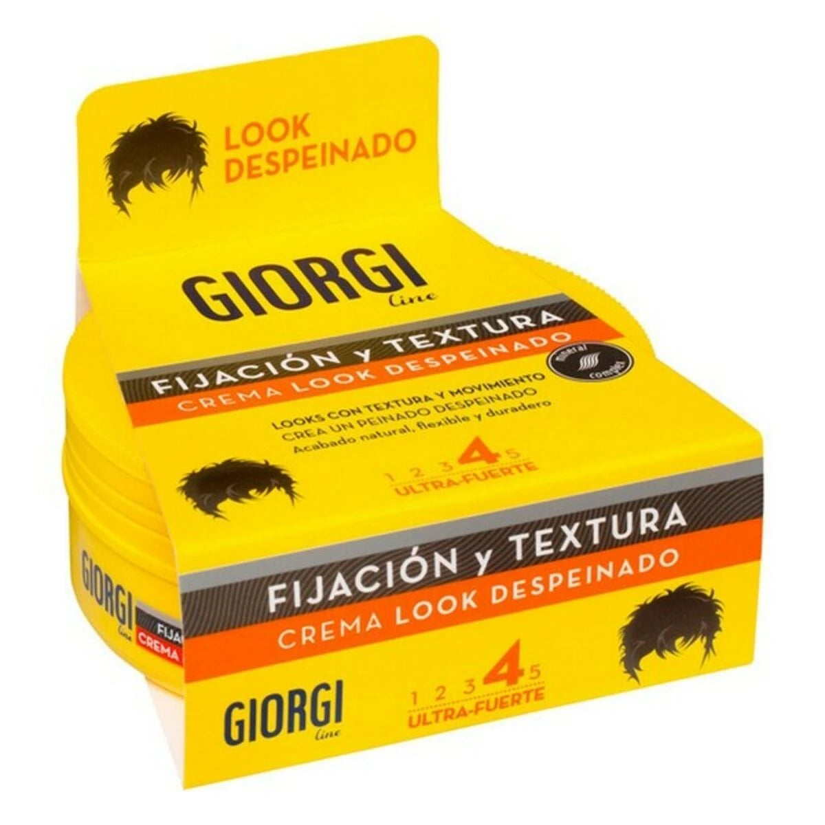 Strong Hold Cream Giorgi Fijación Y Textura 125 ml skincare packaging
