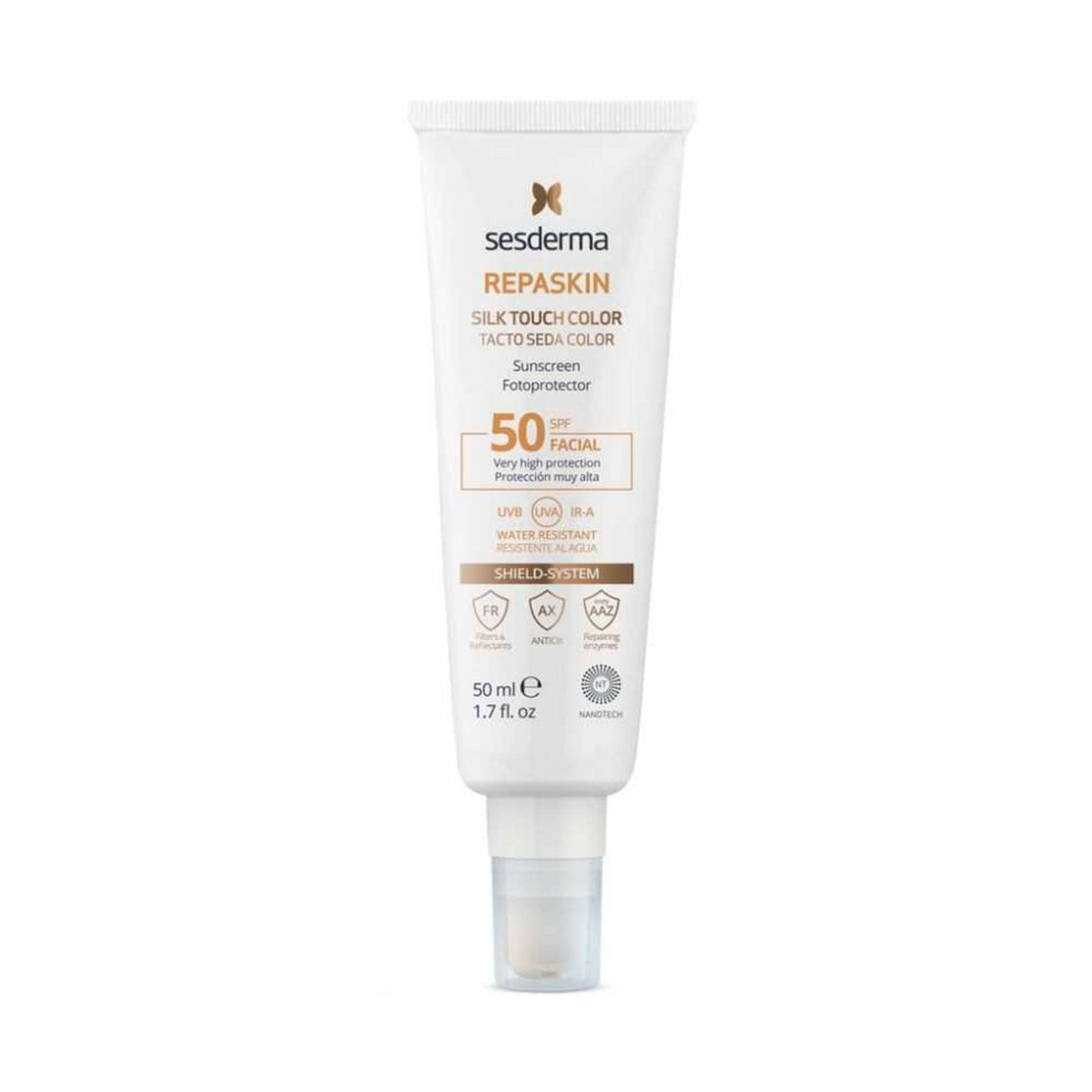 Sesderma, Repaskin, Tinted Glow, Before Sun Exposure, Cream, For Face, SPF 50, 50 ml