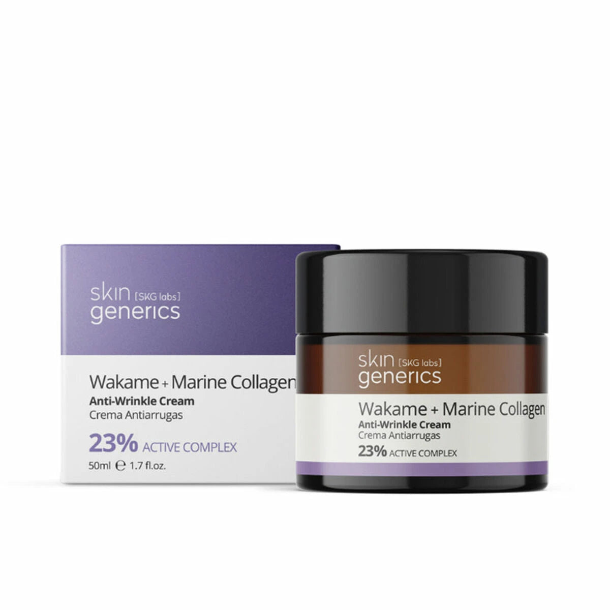 Anti-Ageing Cream Skin Generics Wakame + Marine Collagen 50 ml skincare packaging