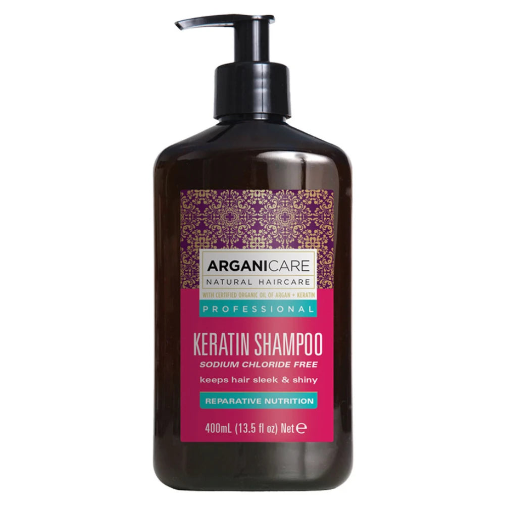 Arganicare Keratin Shampoo Herstellend & Voedend 400 ml