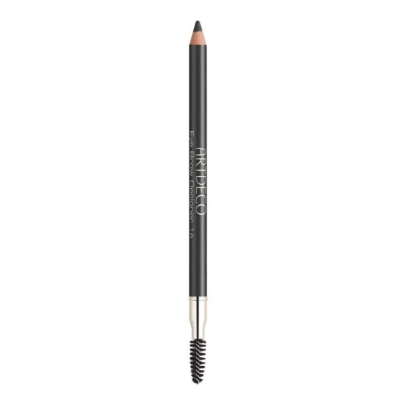 ArtDeco, Eyebrow Designer, Defining, Eyebrow Cream Pencil & Brush 2-In-1, 1A, Soft Black, 1 g