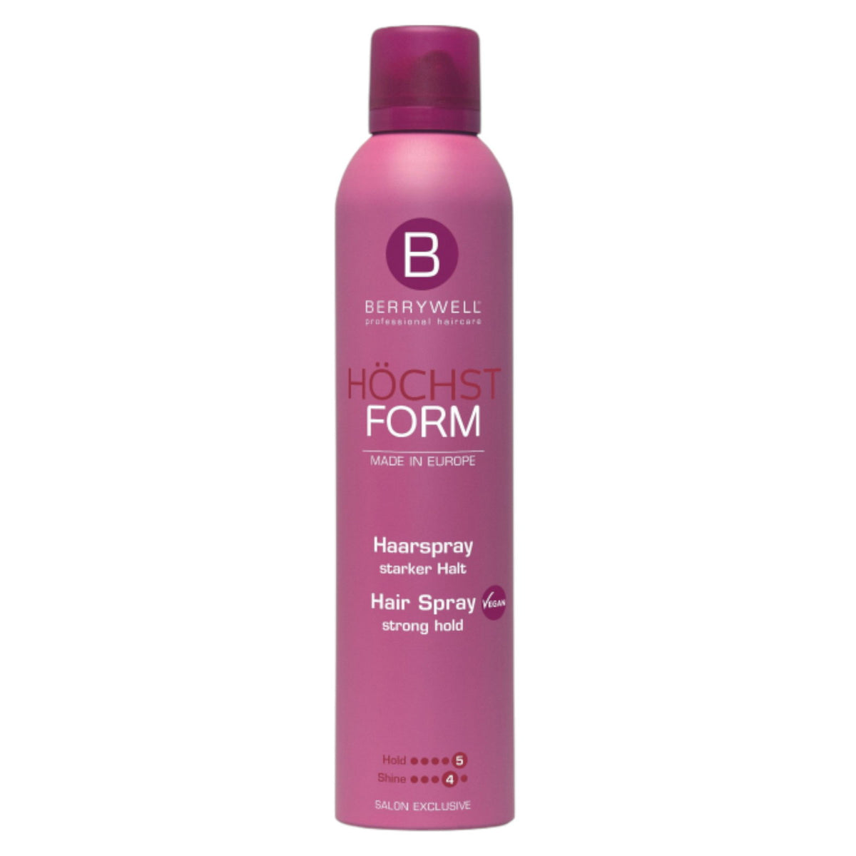 Berrywell, Hochst Form, Hair Spray, Strong Hold, 5, 500 ml *Tester