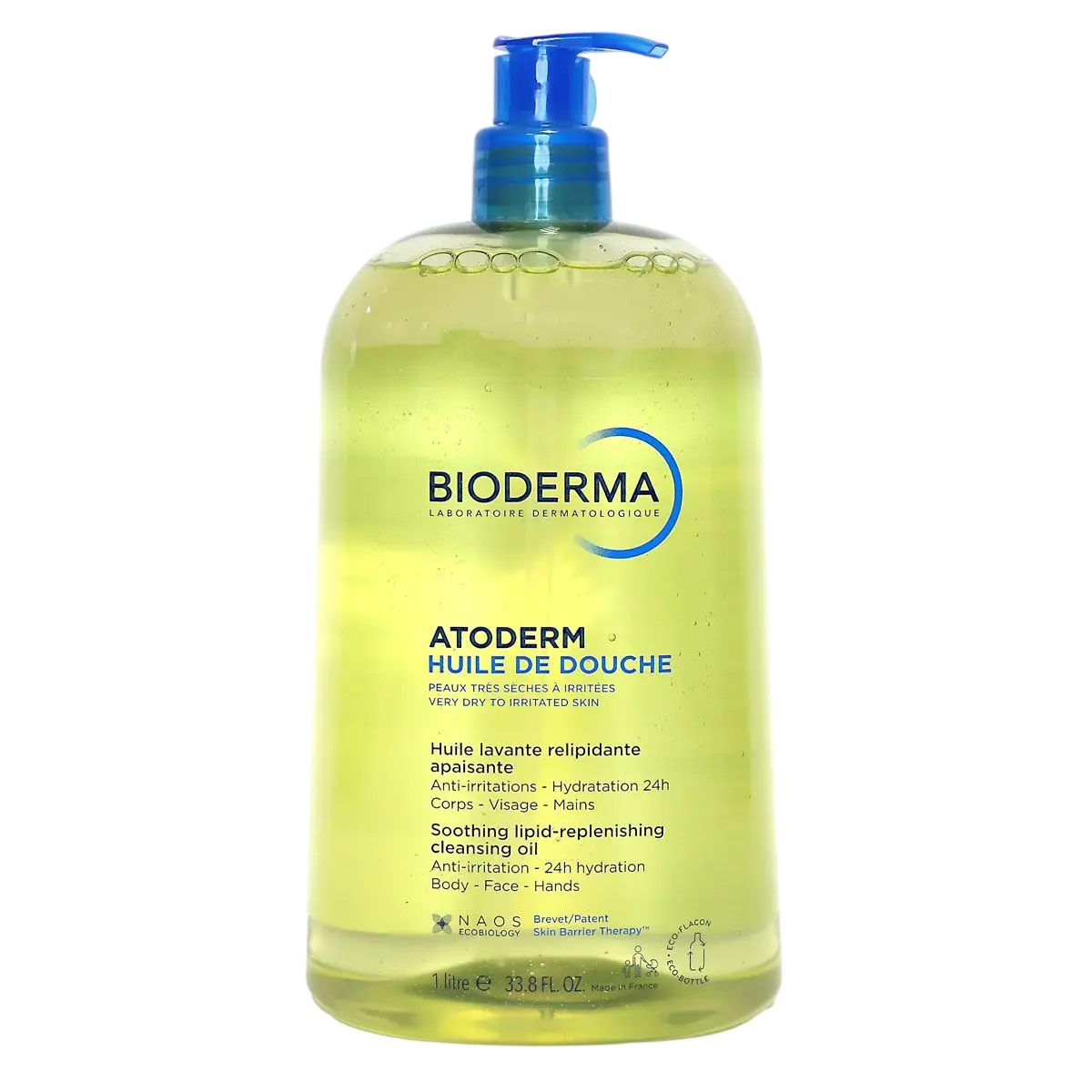Bioderma, Atoderm, Anti-Irritation, Shower Oil, For Face & Body, For Very Dry To Atopic Sensitive Skin, 1000 ml