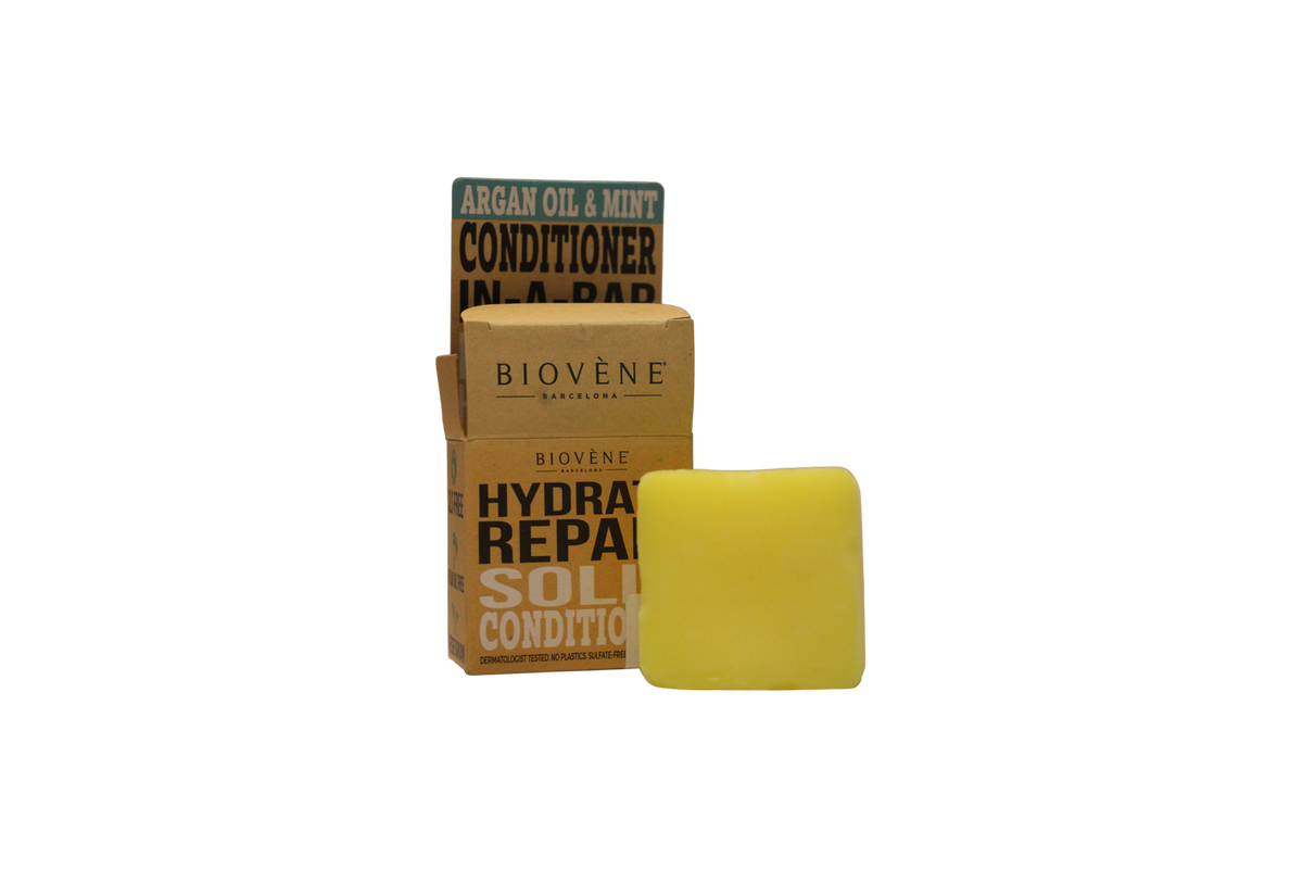 Biovène Hydrate Repair Arganolie & Munt Conditionerbar 40 g Tester