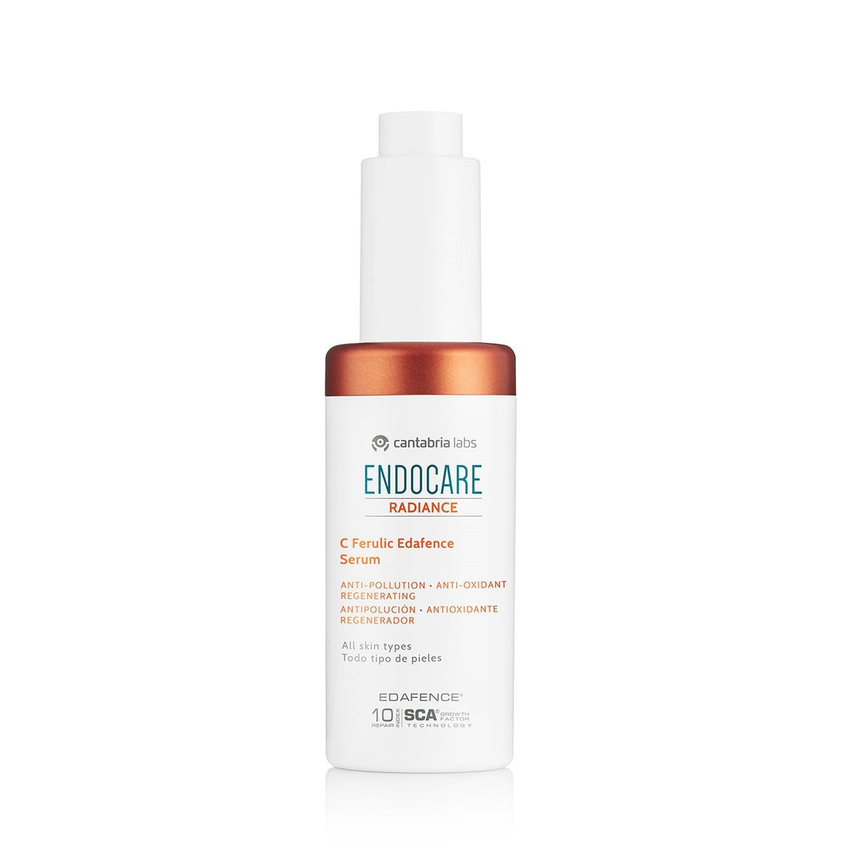 Cantabria Labs, Endocare Radiance C Ferulic Edafence, Anti-Pollution, Serum, For Face, 30 ml