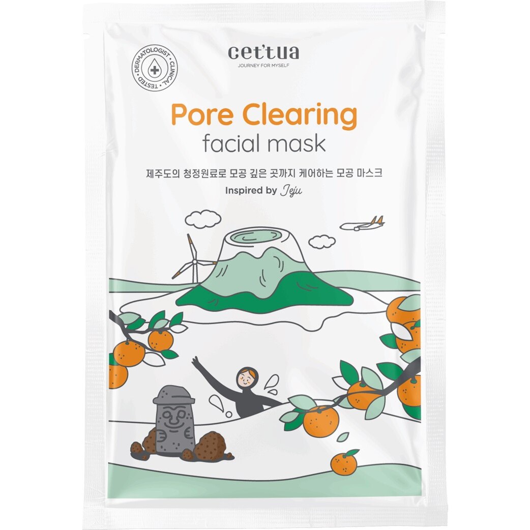 Cettua Jeju Poriënzuiverend vliesmasker 20 g