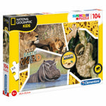 Clementoni, National Geographic Wild, Jigsaw Puzzles 104 pcs