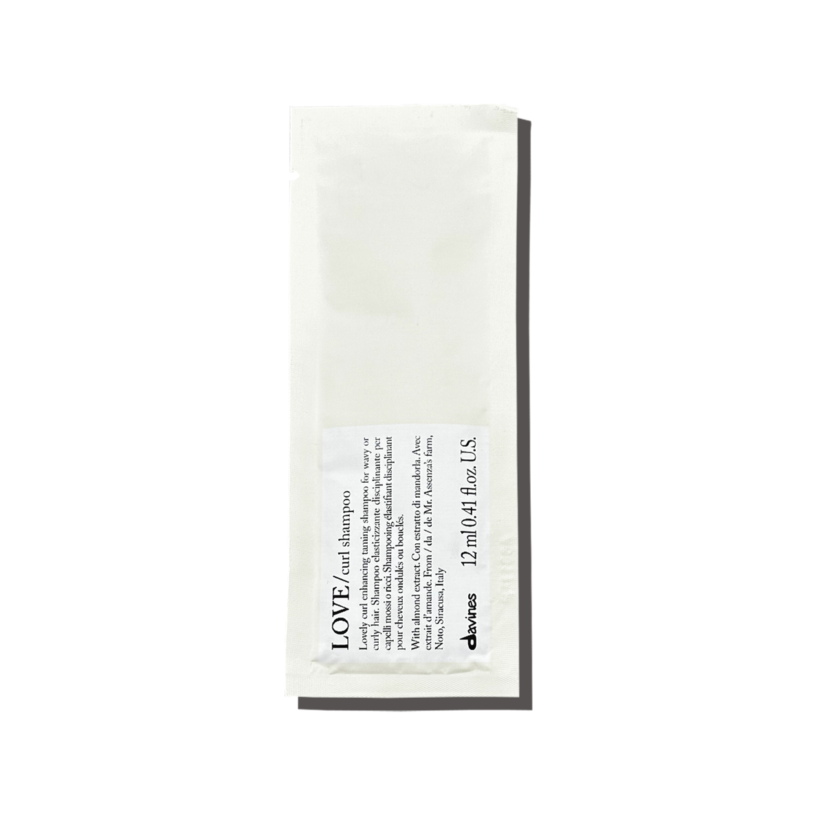 Davines, Love, Hair Shampoo, Curl Enhancement, 12 ml