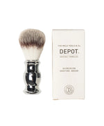 Depot, Accessories No. 732, Aluminium, Face Shaving Brush, Silver