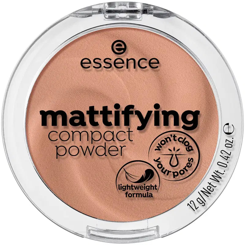 Essence, Essence, Mattifying, Compact Powder, 02, Soft Beige, 12 g
