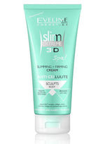 Eveline Cosmetics, Slim Extreme 3D, Anti-Cellulite & Slimming, Body Cream, Legs, buttocks, hips, abdomen, arms, Apply daily, 250 ml