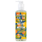 Faith In Nature, Grapefruit & Orange, 99% Natural Ingredients, Cleansing, Liquid Soap, For Hands, 400 ml