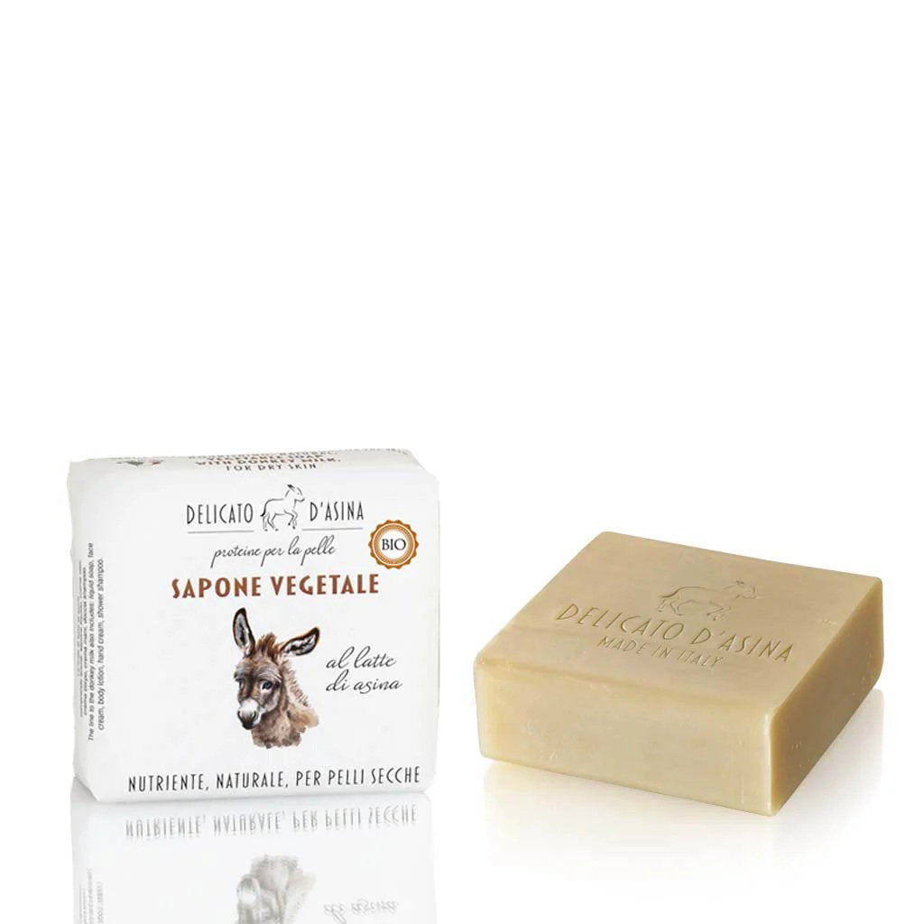 Florinda, Delicato d'Asina, Cleansing & Hydrating, Soap Bar, For Body & Hands, 100 g