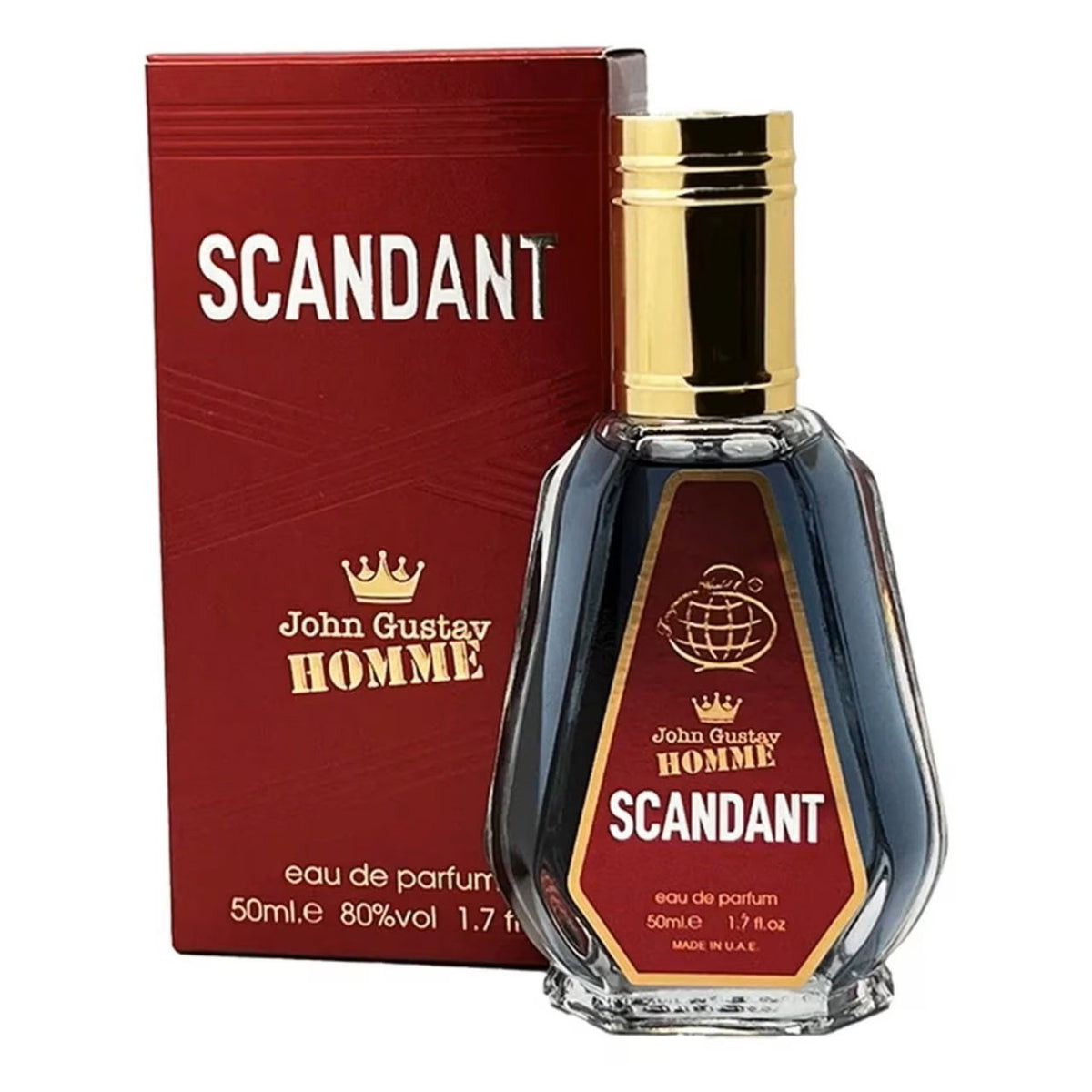 Fragrance World, John Gustav Homme Scandant, Eau De Parfum, For Men, 50 ml