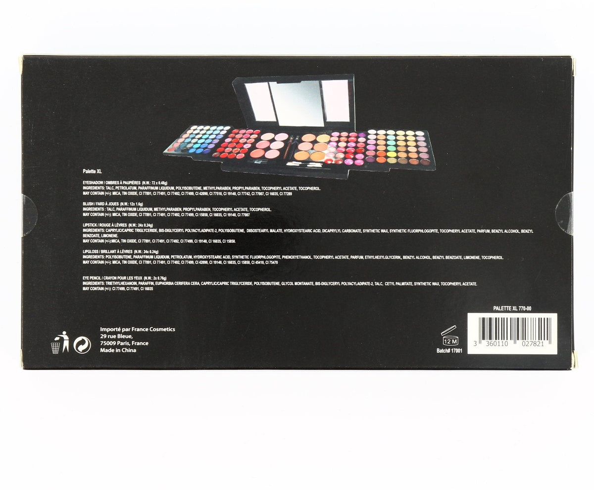 France Cosmetics , France Cosmetics , Face Palette, 72 + 12 + 24 + 24 + 2 pcs, 67 g