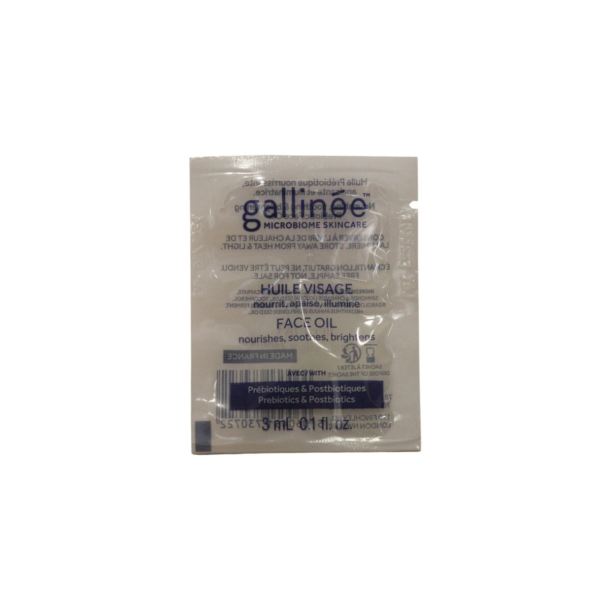 Gallinée Prebiotic Gezichtsolie 3 ml Sample