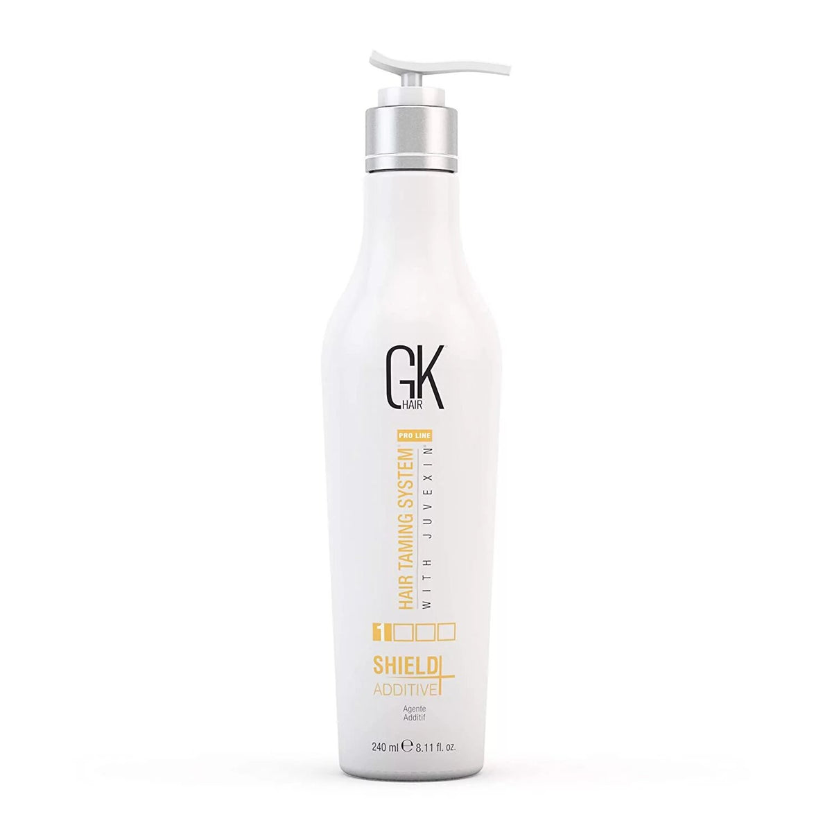 Global Keratin, Shield Additive, Hair Shampoo & Conditioner 2-In-1, Repairing & Strengthening, 240 ml