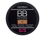 Gosh, All in One, Vegan, Matte Finish, BB Powder, 08, Chestnut, 6.5 g