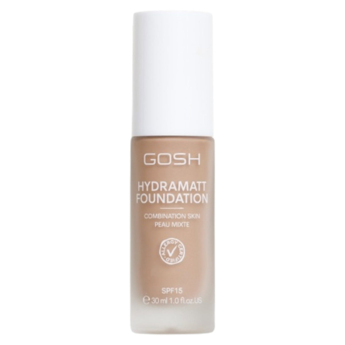 Gosh, Hydramatt, Vegan, Matte, Liquid Foundation, 010N, Light Dark, SPF 15, 30 ml *Tester