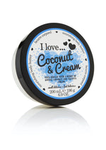 I Love, Coconut & Cream, Hydrating, Body Butter, 200 ml