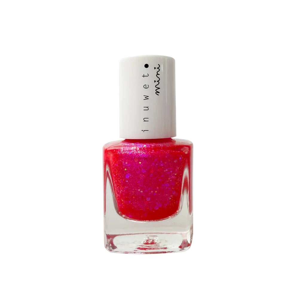 Inuwet Glitternagellak Fushia 5 ml Miniatuur