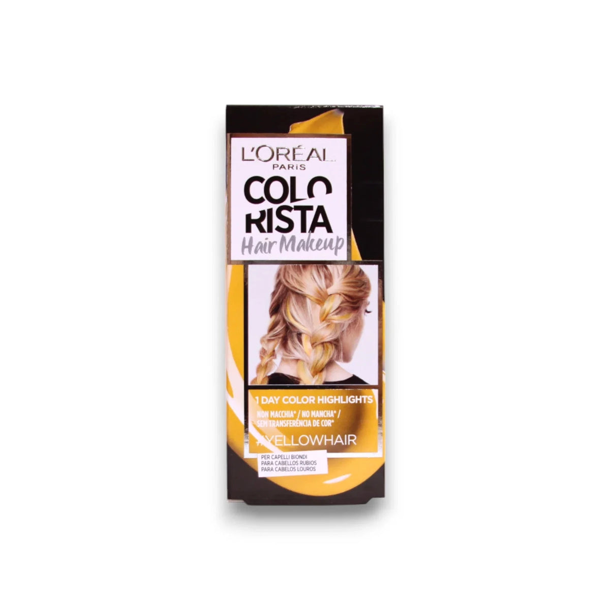 L'Oreal Paris, Colorista Hair Makeup, Semi-Permanent Hair Dye,  #YELLOWHAIR, 30 ml