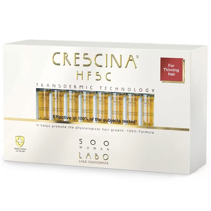 Labo Cosprophar Suisse Crescina Transdermic HFSC 500 Haargroeibehandeling voor vrouwen in ampullen 20 stuks