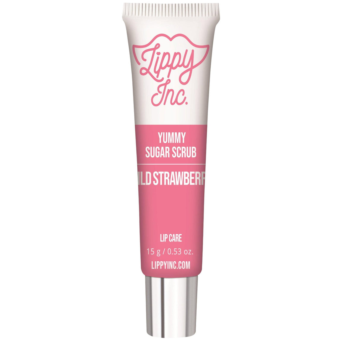 Lippy Inc., Yummy Sugar, Lip Scrub, Strawberry, 15 g