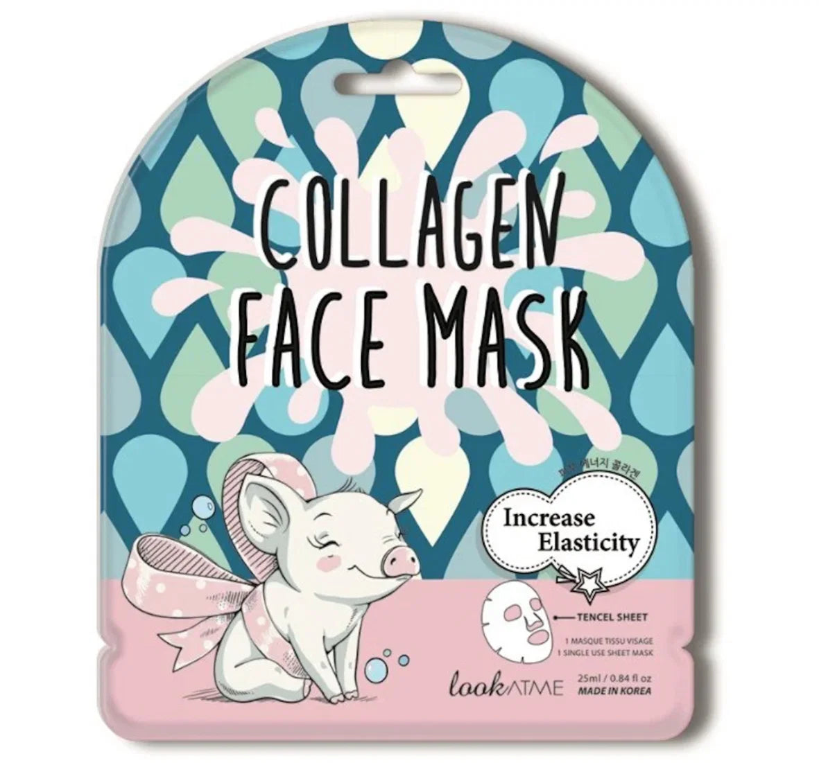 Look At Me Collageen-sheetmasker - Verhoogt de elasticiteit 25 ml