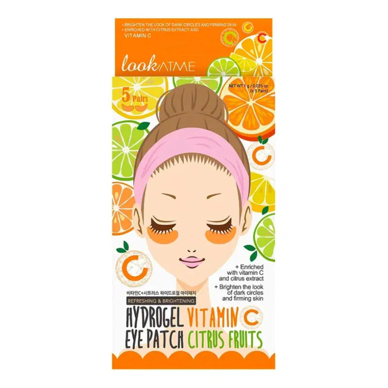Look At Me hydrogel-oogpatches met vitamine C en citrusvruchten 10 stuks
