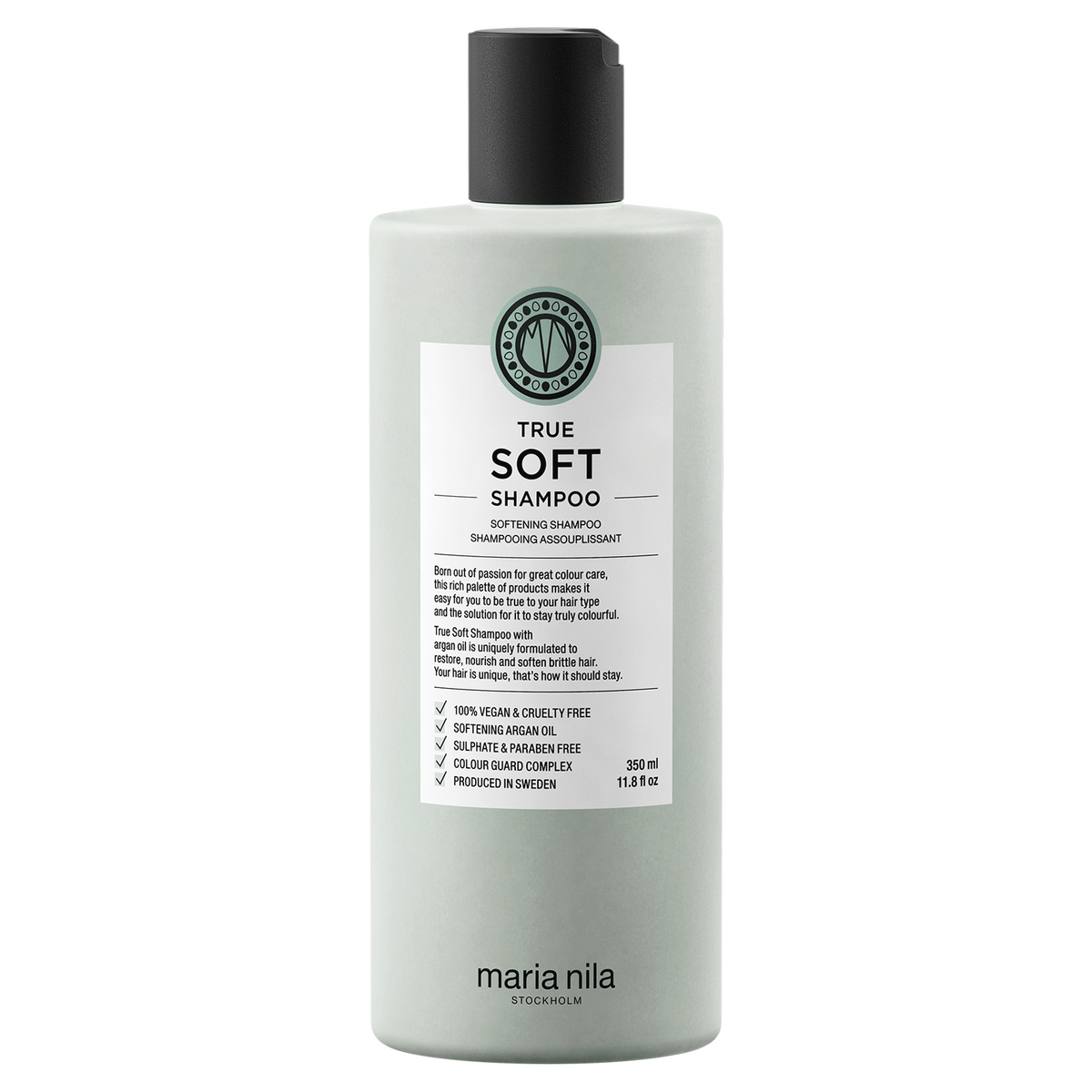Maria Nila, True Soft, Cruelty Free, Hair Shampoo, For Hydration, 350 ml