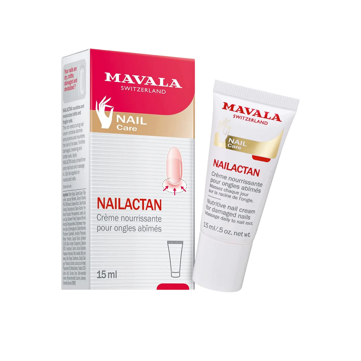 Mavala, Nailactan, Nourishing, Treatment, Nail Cream Treatment, 15 ml