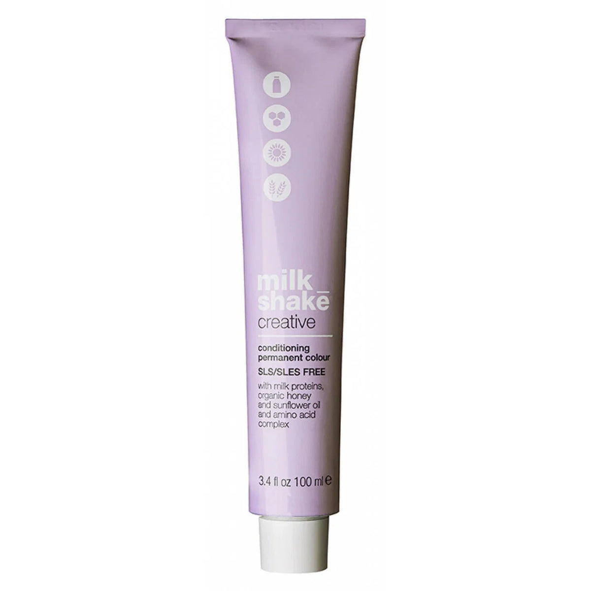 Milk Shake, Creative, SLS/SLES-Free, Permanent Hair Dye, 6.666RR Intense Red Dark Blond, 100 ml