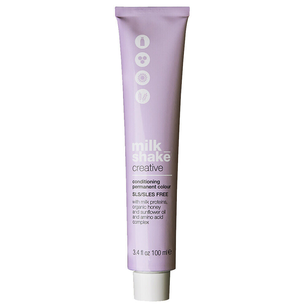 Milk Shake, Creative, SLS/SLES-Free, Permanent Hair Dye, 6.16A Ash Dark Blond, 100 ml