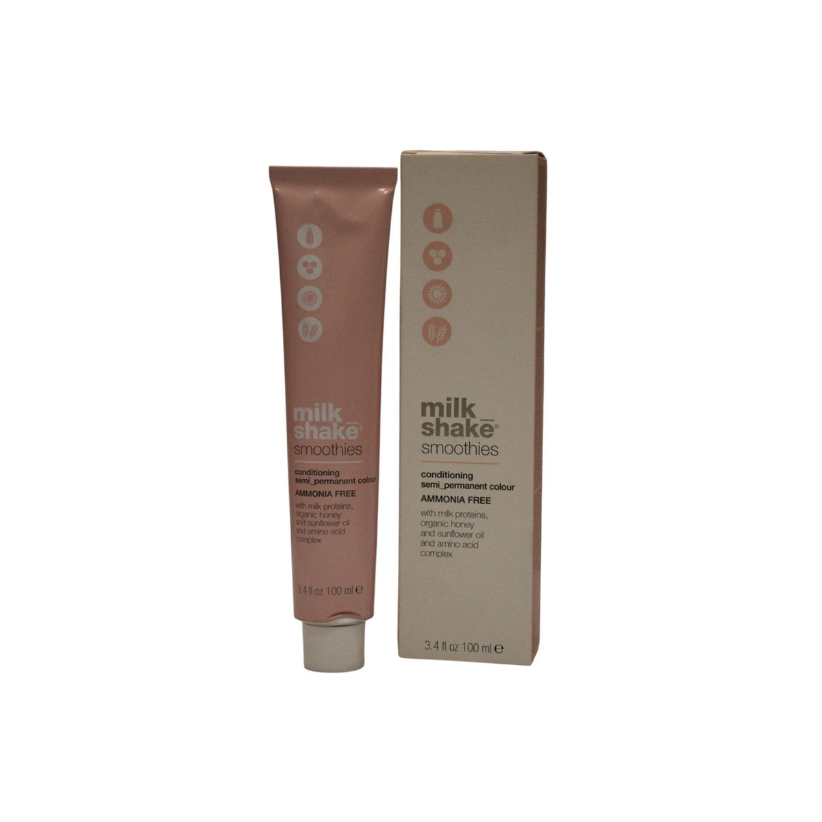 Milk Shake Smoothies semi-permanente haarverf 8.71 lichtblond asrood 100 ml