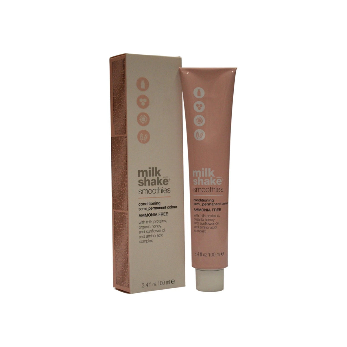 milk_shake Smoothies Semi-Permanente Haarkleuring 9.7 Zeer Licht Paarsblond 100 ml