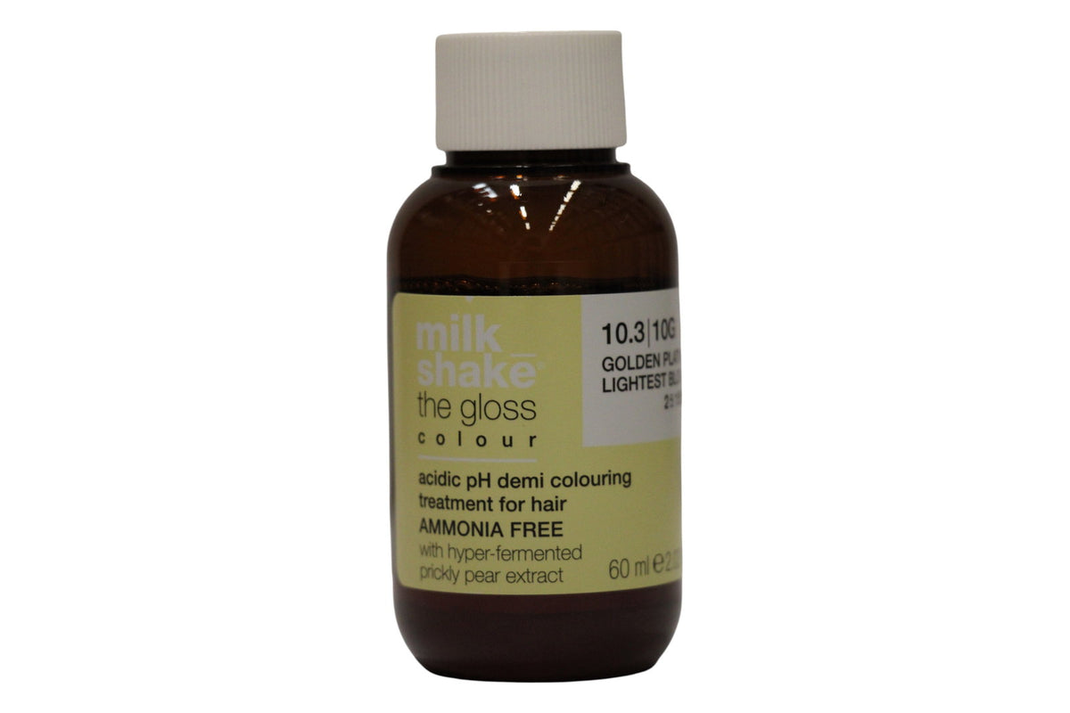 milk_shake The Gloss Colour Demi-permanente haarkleuring met zure pH 10.3 Gouden platinablond lichtstblond 60 ml