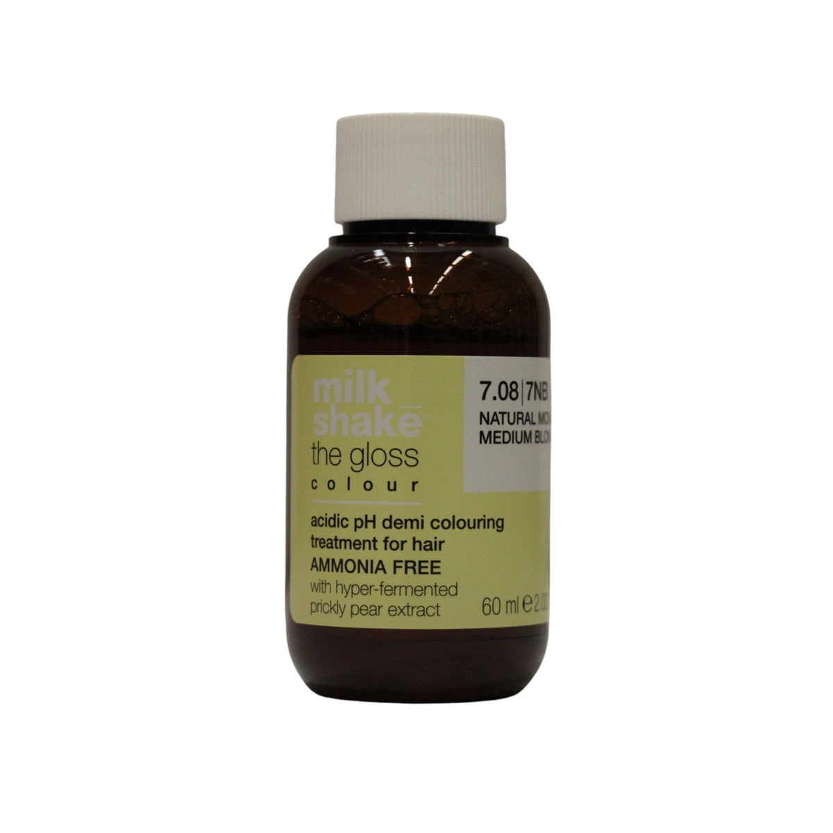 Milk Shake The Gloss Zure pH Demi-Permanente Haarverf 7.08 Natural Moka Medium Blond 60 ml
