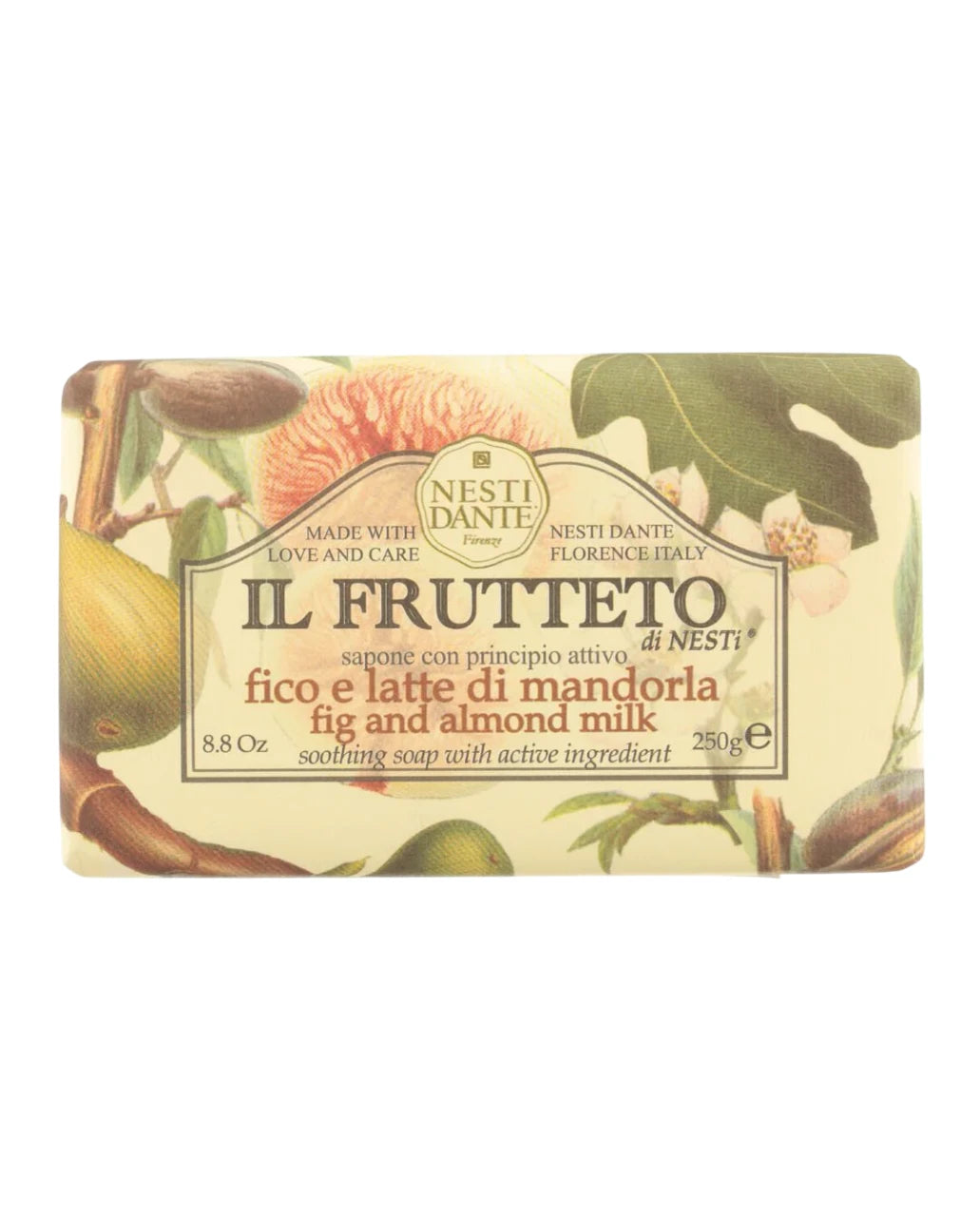Nesti Dante Il Frutteto Vijg & Amandelmelk Verzachtende Zeepblok 250 g