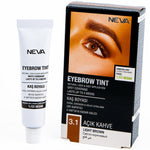 Neva, Eyebrow Tint, Permanent Hair Dye,  Light Brown, 30 ml