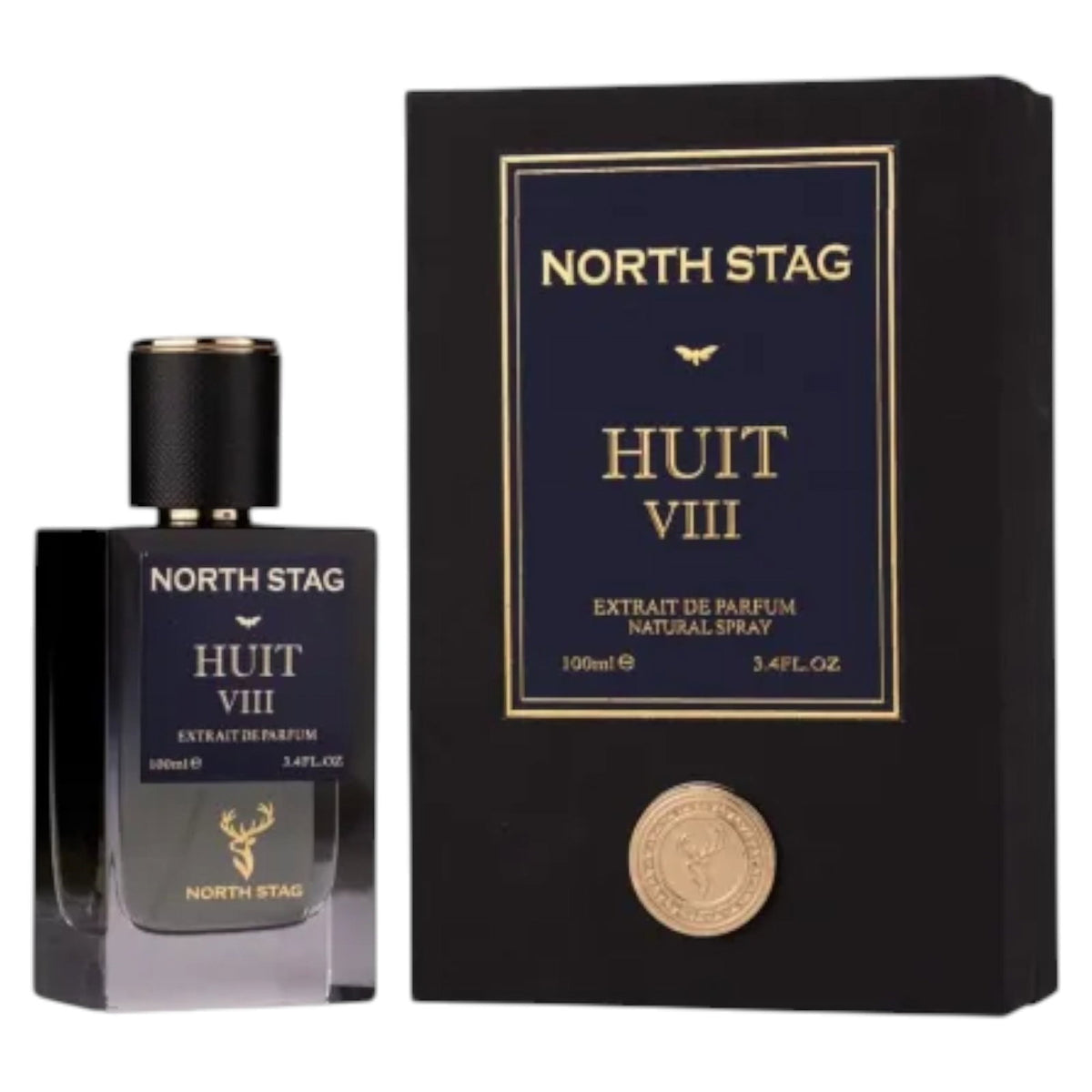 North Stag, Huit VIII, Extrait De Parfum, For Men, 100 ml