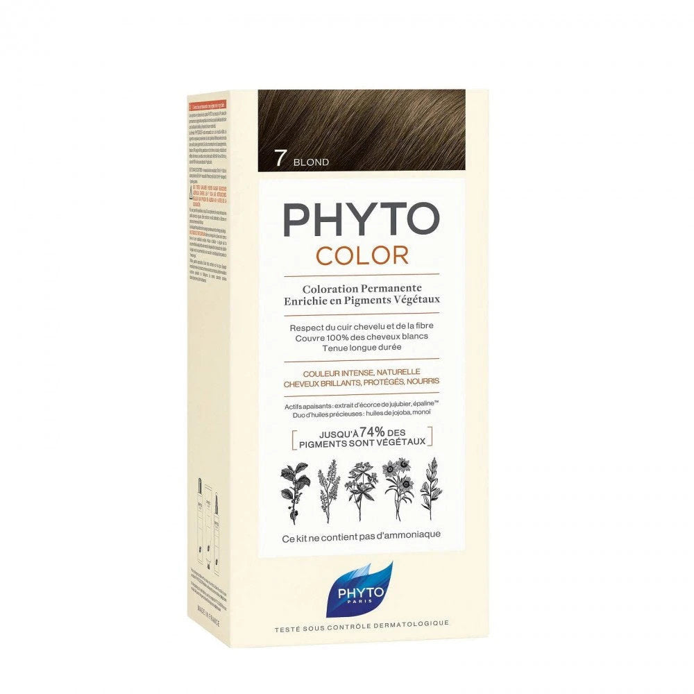 Phyto Phytocolor Permanente Haarkleuring 7 Blond 50 ml