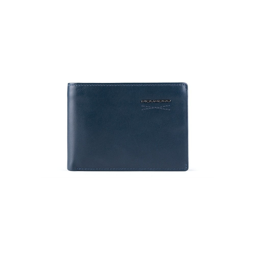 Piquadro Obidos herenportemonnee marineblauw