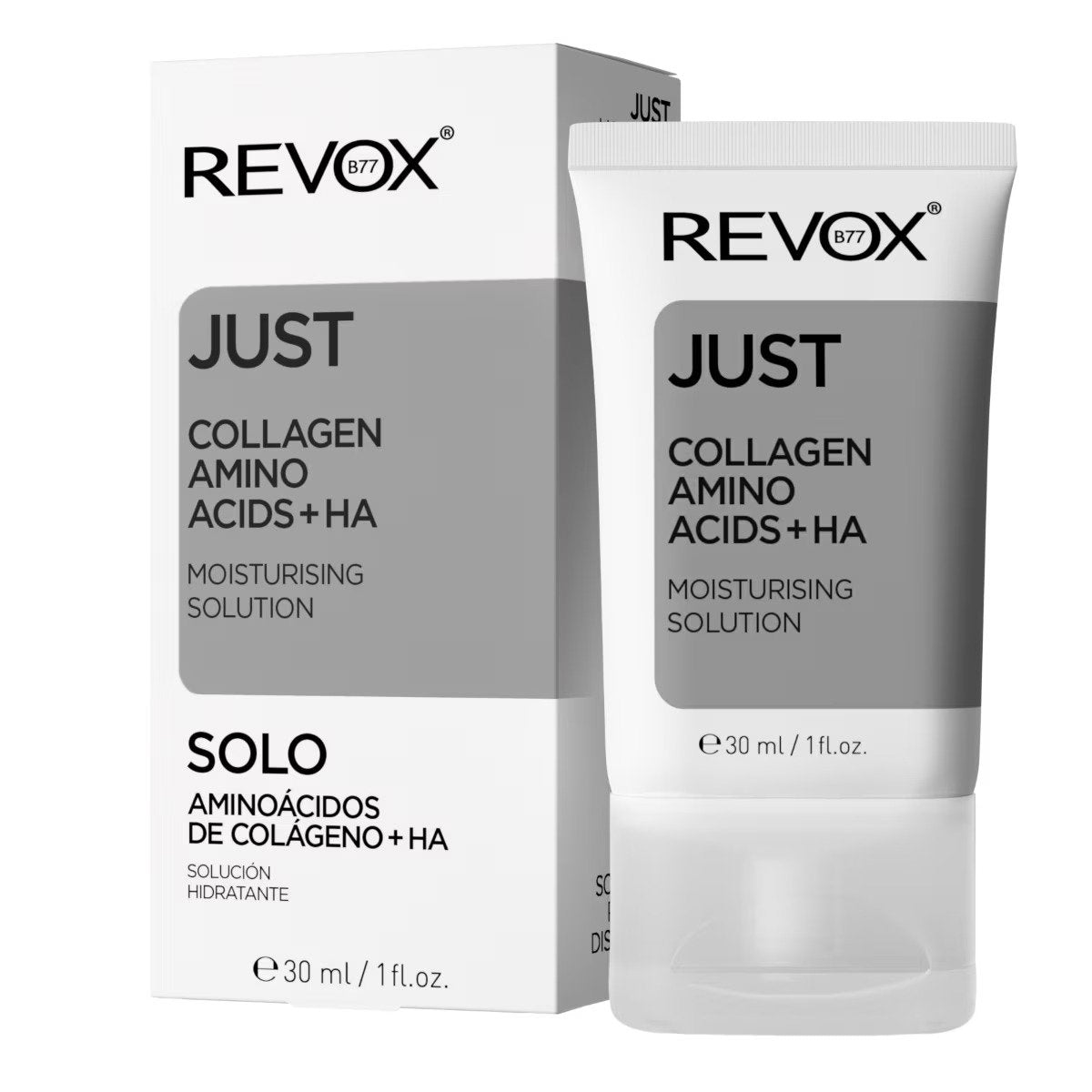 Revox B77, Just, Collagen Amino Acids + HA, Moisturizing, Serum, For Face, 30 ml