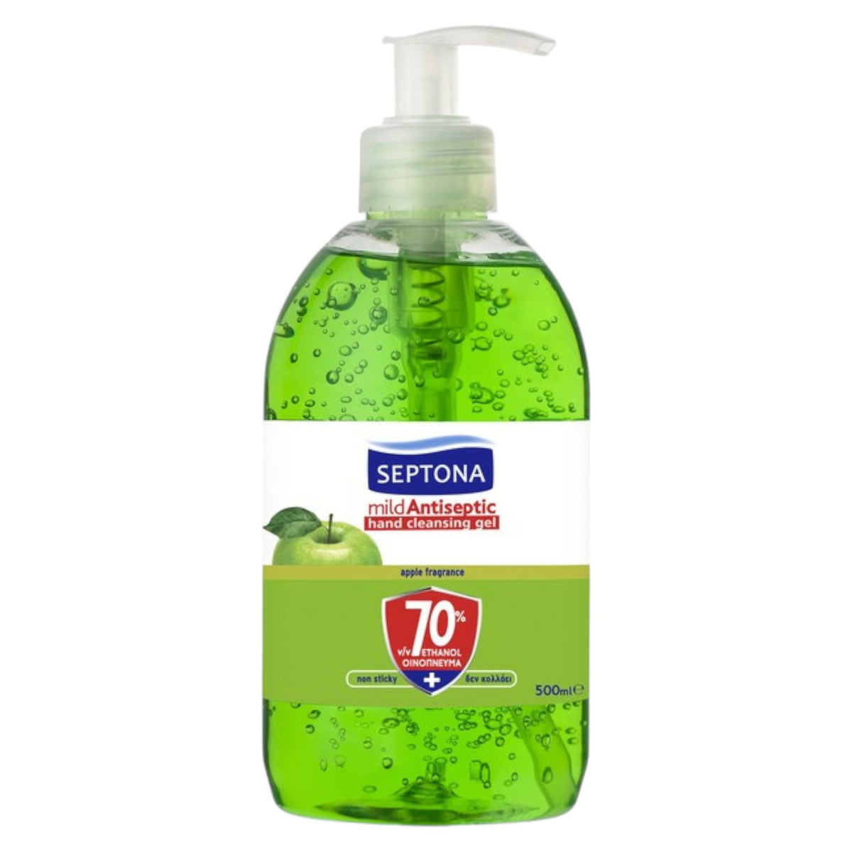 Septona, Mild Antiseptic, Cleansing, Cleansing Gel, For Hands, 500 ml *Tester