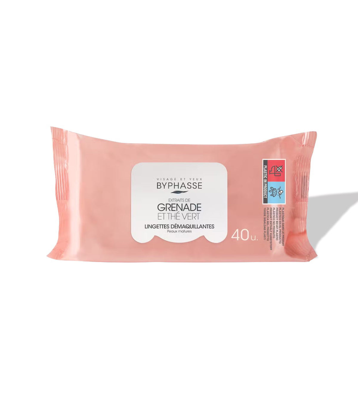 Set, Byphasse, Byphasse, Makeup Remover Wipes, 40 pcs, *Tester